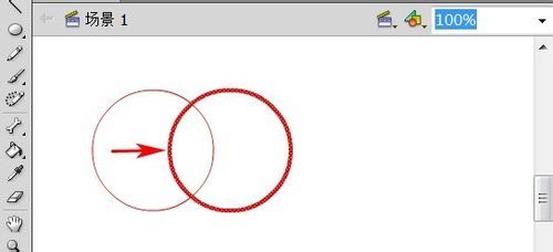 flash利用钢笔工具与渐变填充绘制红心