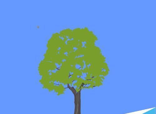 flash怎么绘制一颗苍天大树?