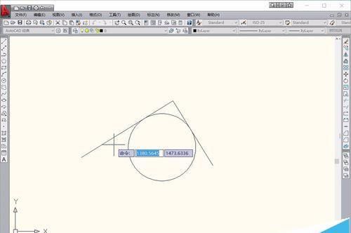 cad怎么绘制与两条直线相切的圆?
