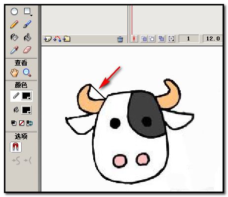 flash怎么描图案轮廓? flash图案描边的教程