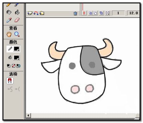 flash怎么描图案轮廓? flash图案描边的教程