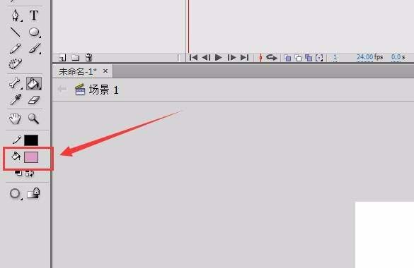 flash怎么制作一个2017年雄鸡独唱贺新年的图?