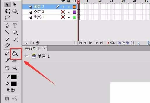 flash怎么绘制一个可爱的卡通米奇头像?