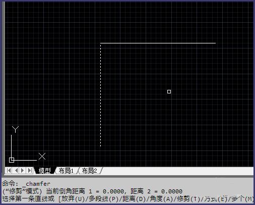 cad怎么绘制倒直角图形?