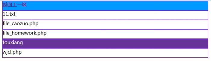 php文件管理基本功能简单操作